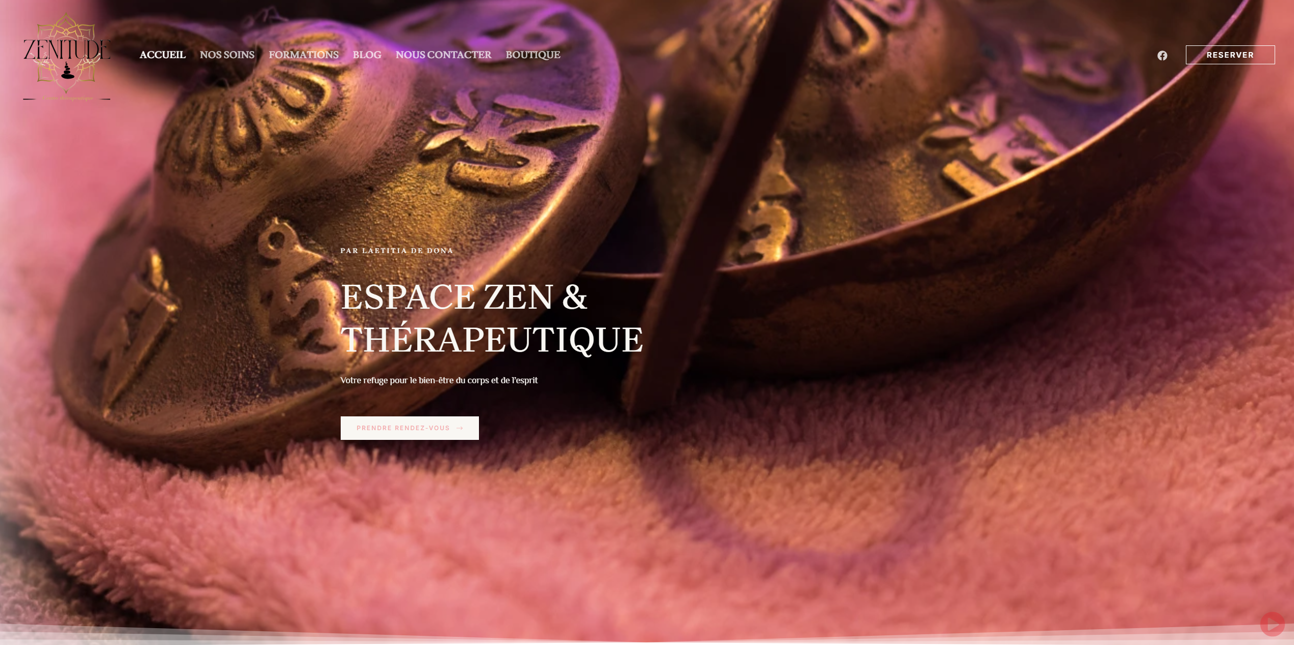 Aperçu du site Zenitude De Dona